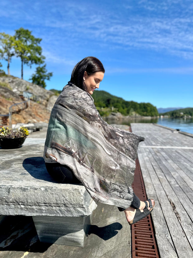 Glacier Cashmere Scarf