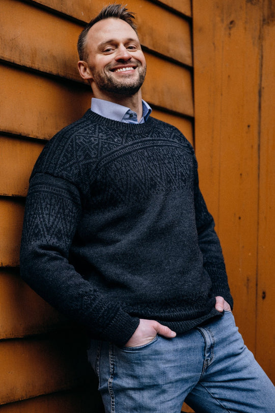 Askøy Men's Crew Neck Sweater – Susan Fosse