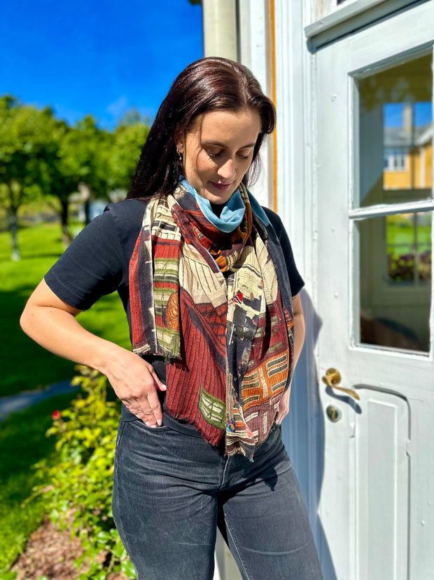 Bryggen Cashmere Scarf - Susan Fosse