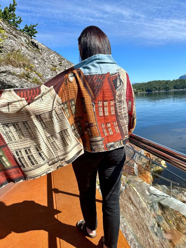 Bryggen Cashmere Scarf - Susan Fosse