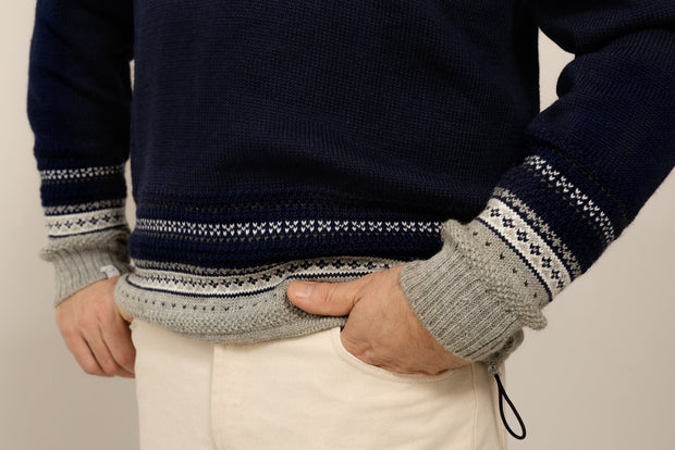 Glesver Men's V - Neck Collared Sweater - Susan Fosse