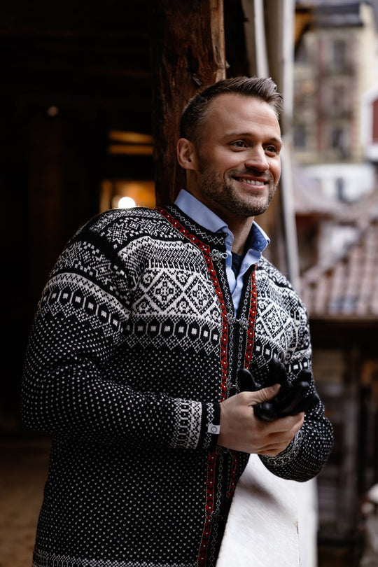 Rundemann Men's Cardigan – Susan Fosse