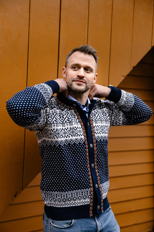 Sandviken Men's Cardigan - Susan Fosse