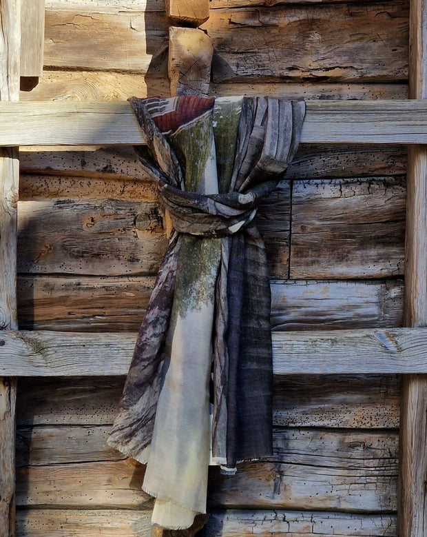 Hardanger Wool and Silk Scarf