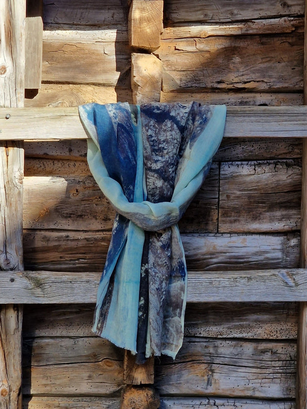 Beach Wool and Silk Scarf - Susan Fosse
