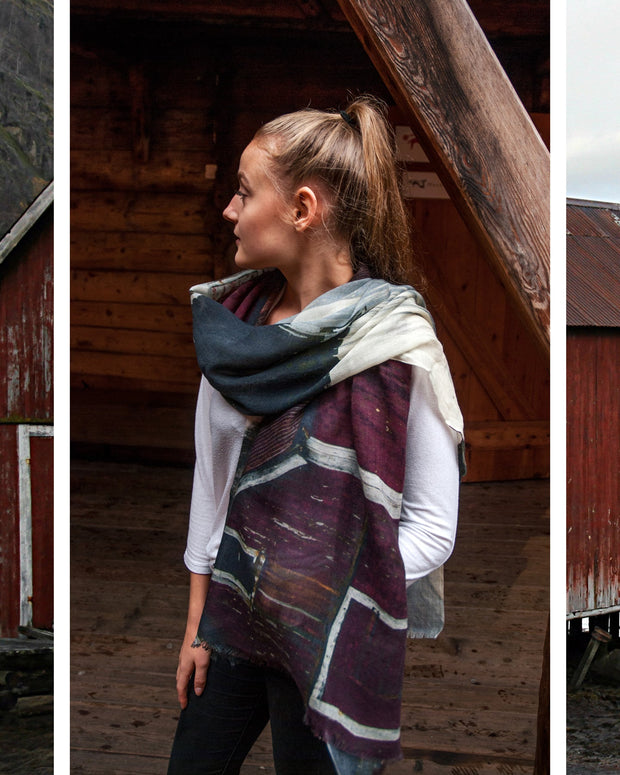 Boathouse Wool and Silk Scarf - Susan Fosse