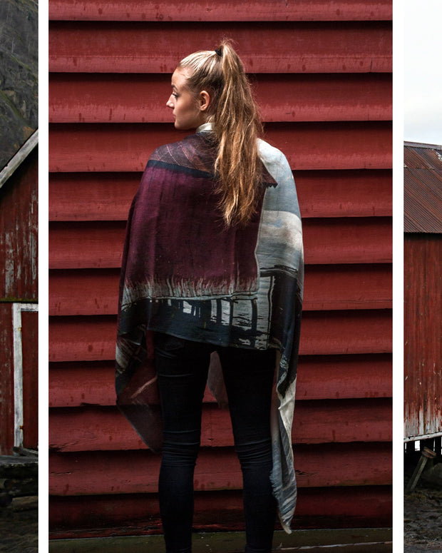 Boathouse Wool and Silk Scarf - Susan Fosse