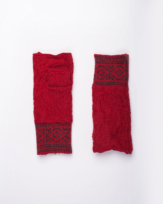 Bryggen Fingerless Mittens - Susan Fosse