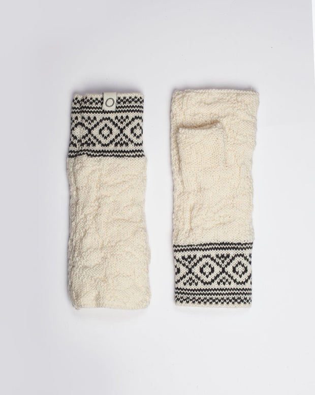 Bryggen Fingerless Mittens - Susan Fosse