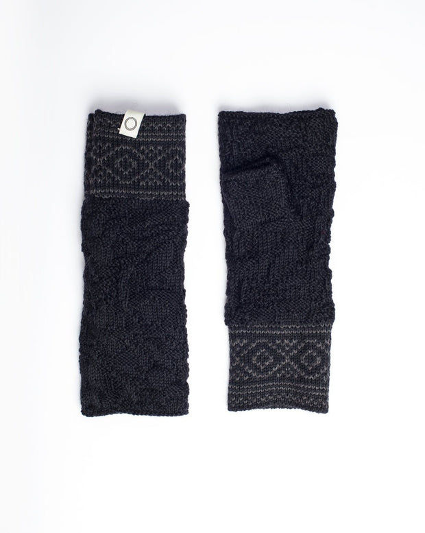 Bryggen Fingerless Mittens - Susan Fosse