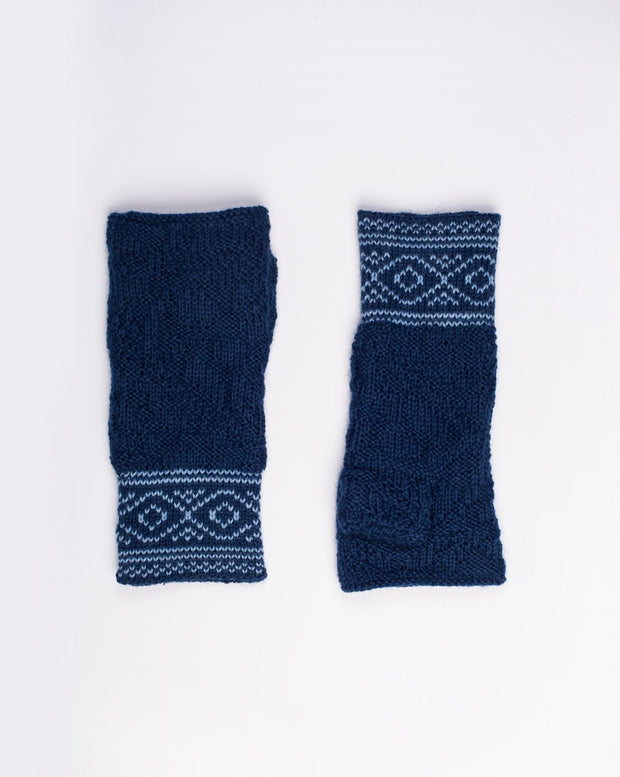 Bryggen Fingerless Mittens - Susan Fosse