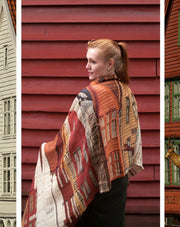 Bryggen Wool and Silk Scarf - Susan Fosse