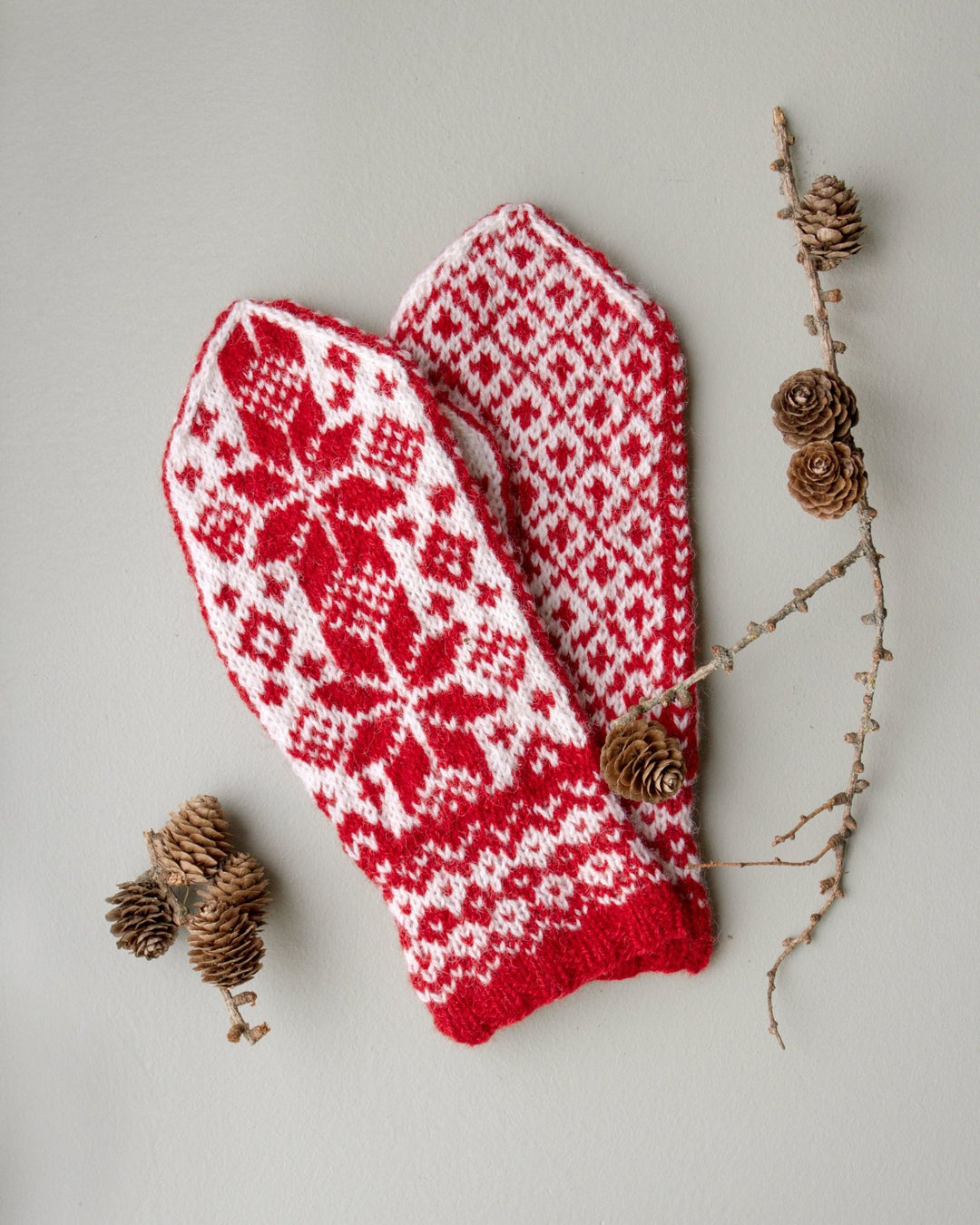 Christmas mittens knitting pattern – Susan Fosse