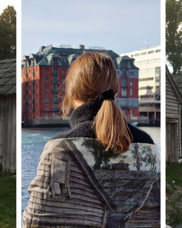 Hardanger Wool and Silk Scarf - Susan Fosse