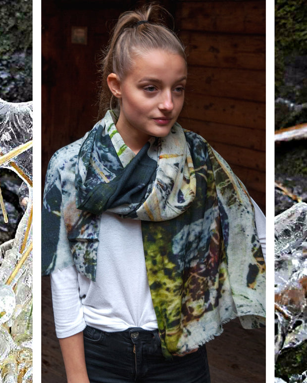 Ice Wool and Silk Scarf - Susan Fosse