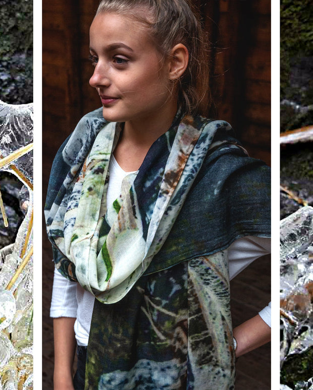 Ice Wool and Silk Scarf - Susan Fosse