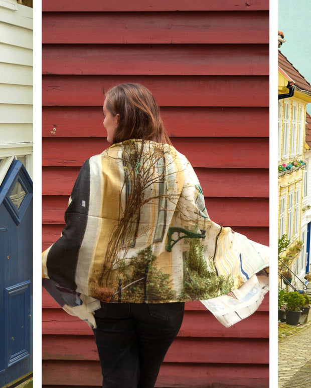 Nordnes Wool and Silk Scarf - Susan Fosse