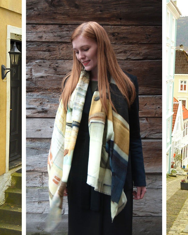Nordnes Wool and Silk Scarf - Susan Fosse