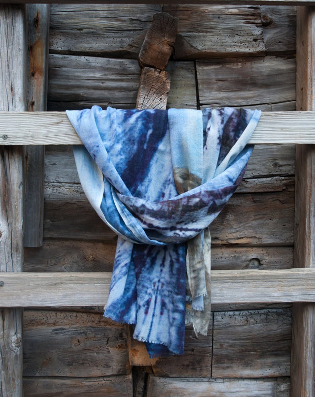 Reflection Wool and Silk Scarf - Susan Fosse