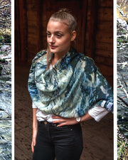 River Wool and Silk Scarf - Susan Fosse